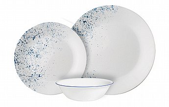 �� 18 ��' CORELLE� -  Indigo Speckle 