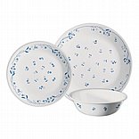 סט צלחות קורנינג 18 חלקים CORELLE® - Old Town Blue