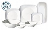 סט צלחות 18 חלקים CORELLE® - Pure White