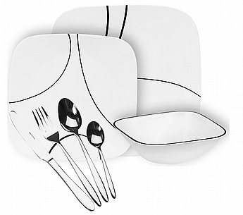 �� 84 �����, 12 ������ CORELLE ������� Simple Lines �����