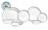 סט צלחות קורנינג 18 חלקים CORELLE® - Lilac Blush