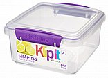 קופסת אחסון ריבוע 1.2 ליטר KLIP IT מבית Sistema