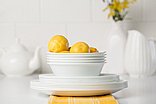 סט צלחות קורנינג 18 חלקים CORELLE® - Winter Frost White