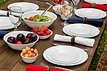 סט צלחות קורנינג 18 חלקים CORELLE® - Winter Frost White