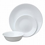 סט צלחות קורנינג 18 חלקים CORELLE® - Winter Frost White