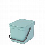 SORT & GO פח הפרדה 6 ליטר פלסטיק, מינט - Brabantia