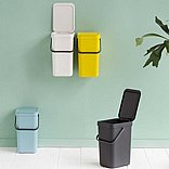 SORT & GO פח הפרדה 12 ליטר פלסטיק, מינט - Brabantia
