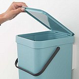 SORT & GO פח הפרדה 12 ליטר פלסטיק, מינט - Brabantia
