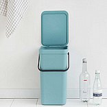 SORT & GO פח הפרדה 16 ליטר פלסטיק, מינט - Brabantia