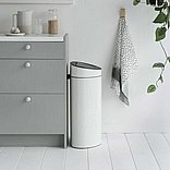 פח טאץ אובלי 40 ליטר לבן Brabantia