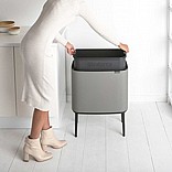 BO פח טאץ 36 ליטר, אפור בטון מינרלי Brabantia