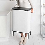 BO פח טאץ 60 ליטר, לבן Brabantia
