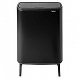 BO פח טאץ 60 ליטר, שחור מט Brabantia