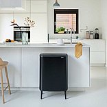 BO פח טאץ 60 ליטר, שחור מט Brabantia