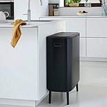 BO פח טאץ 60 ליטר, שחור מט Brabantia