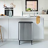 BO פח טאץ 60 ליטר, נירוסטה מט FPP Brabantia