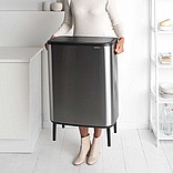 BO פח טאץ 60 ליטר, נירוסטה מט FPP Brabantia