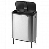 BO פח טאץ 60 ליטר, נירוסטה מט FPP Brabantia