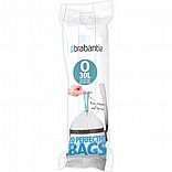 שקיות קוד O לפח אשפה אובלי 30 ליטר - גב שטוח 20 יח׳ Brabantia