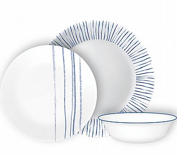 �� ����� 18 ����� ���� CORELLE� - Botanical Stripes